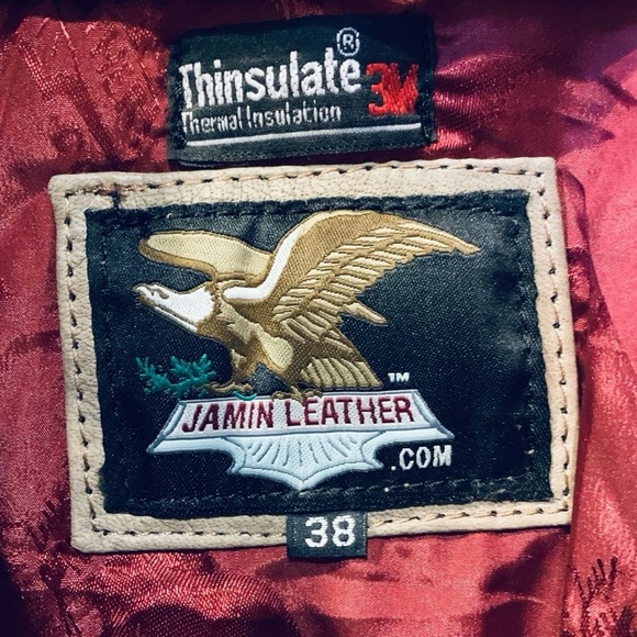 Vintage JAMIN LEATHER Fringe Motorcycle Jacket - Picture 5 of 12